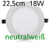 Interlux LED Panele rund 22,5cm 18Watt  230 Volt 2000 Lumen